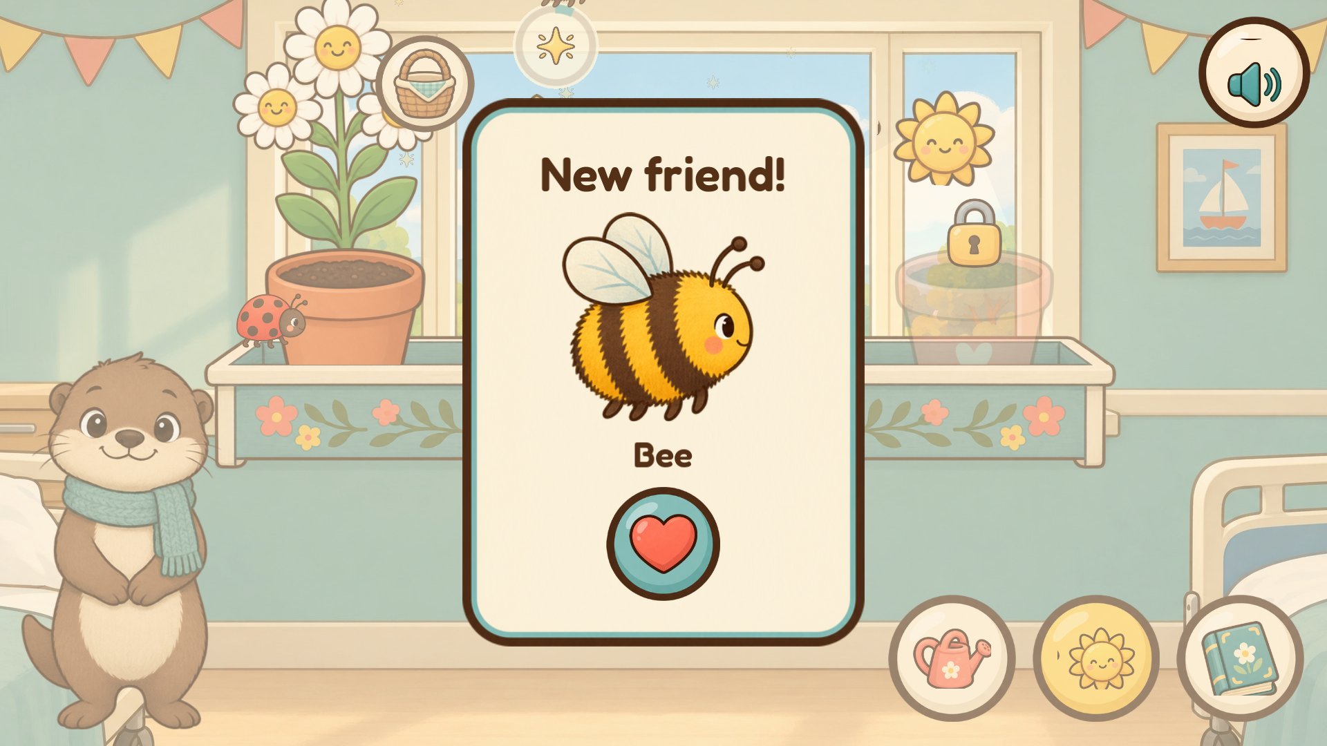 The first bloom invites the bee.