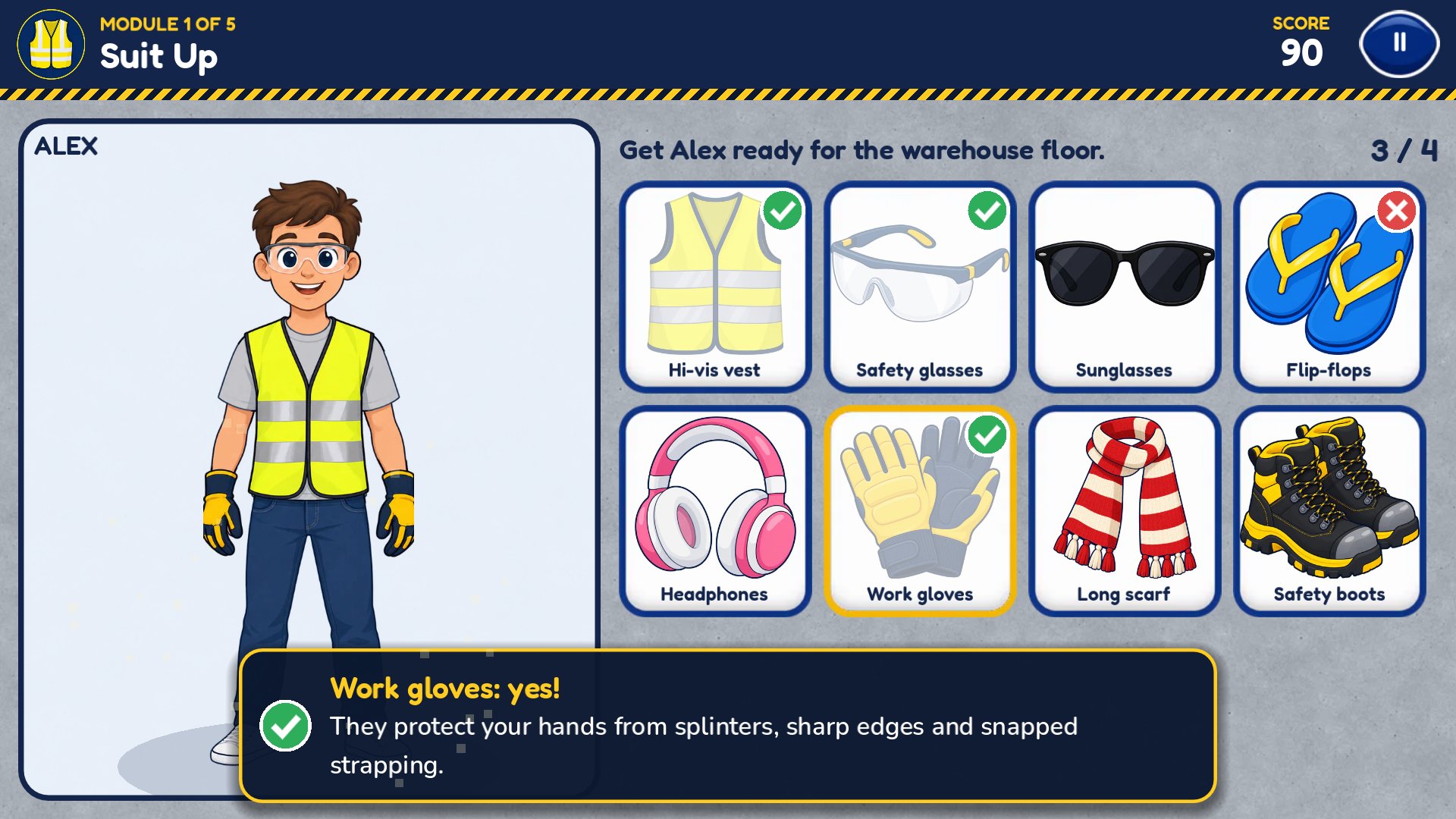 Suit Up: give Alex the right kit, and see why it matters.