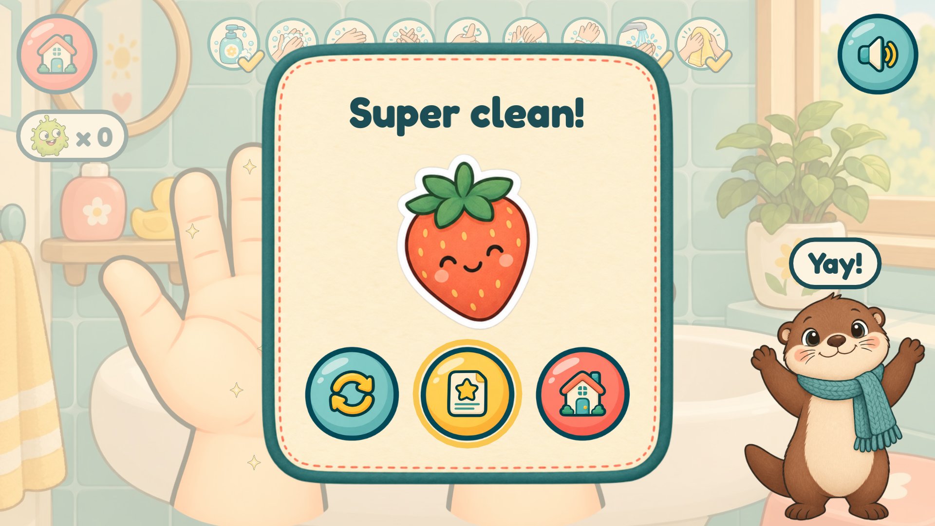 Super clean! Every finished wash earns a sticker.