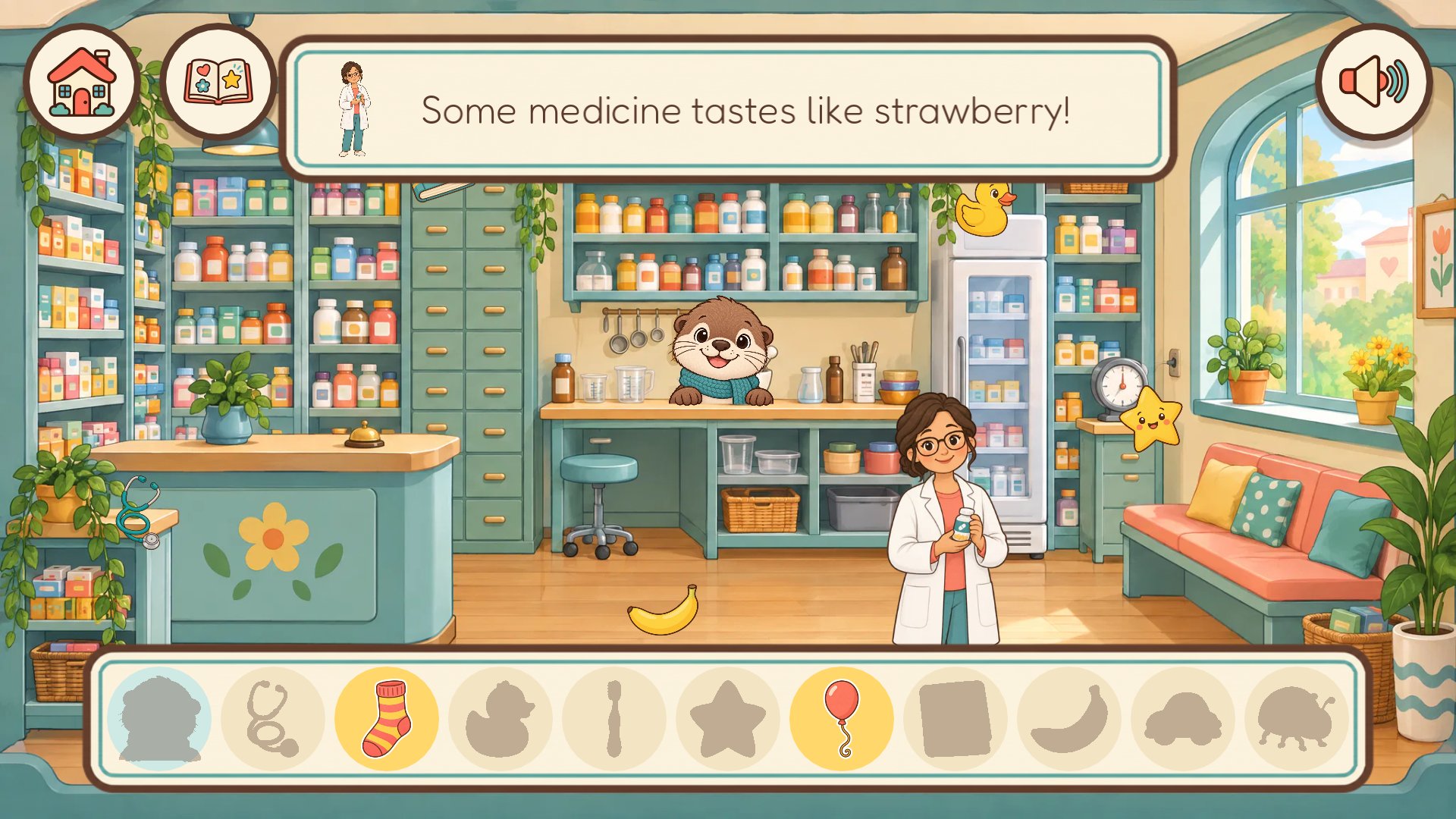 The pharmacist shares a secret about strawberry medicine.