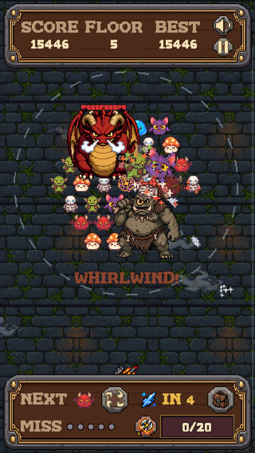 Whirlwind: a giant axe rips straight through the horde and every boss it passes.