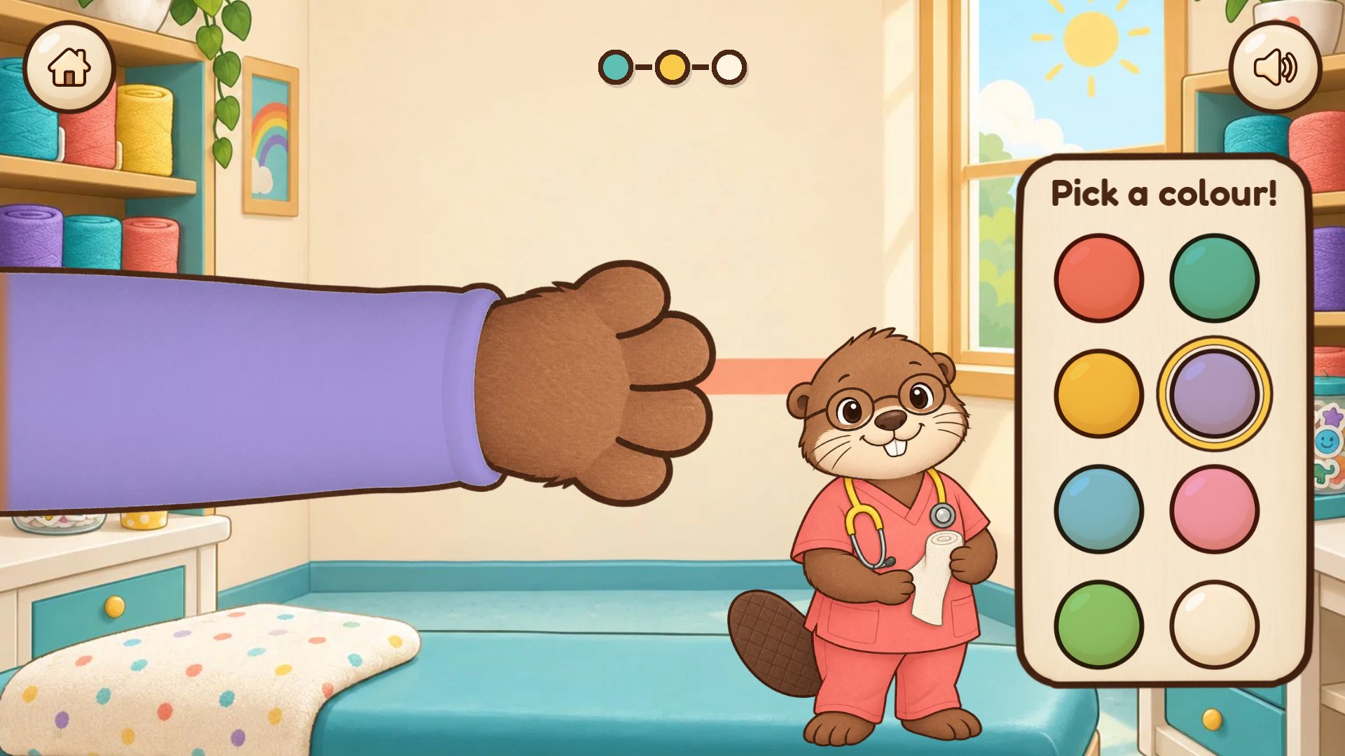 Dr. Bea wraps the cast. Pick one of eight colours.