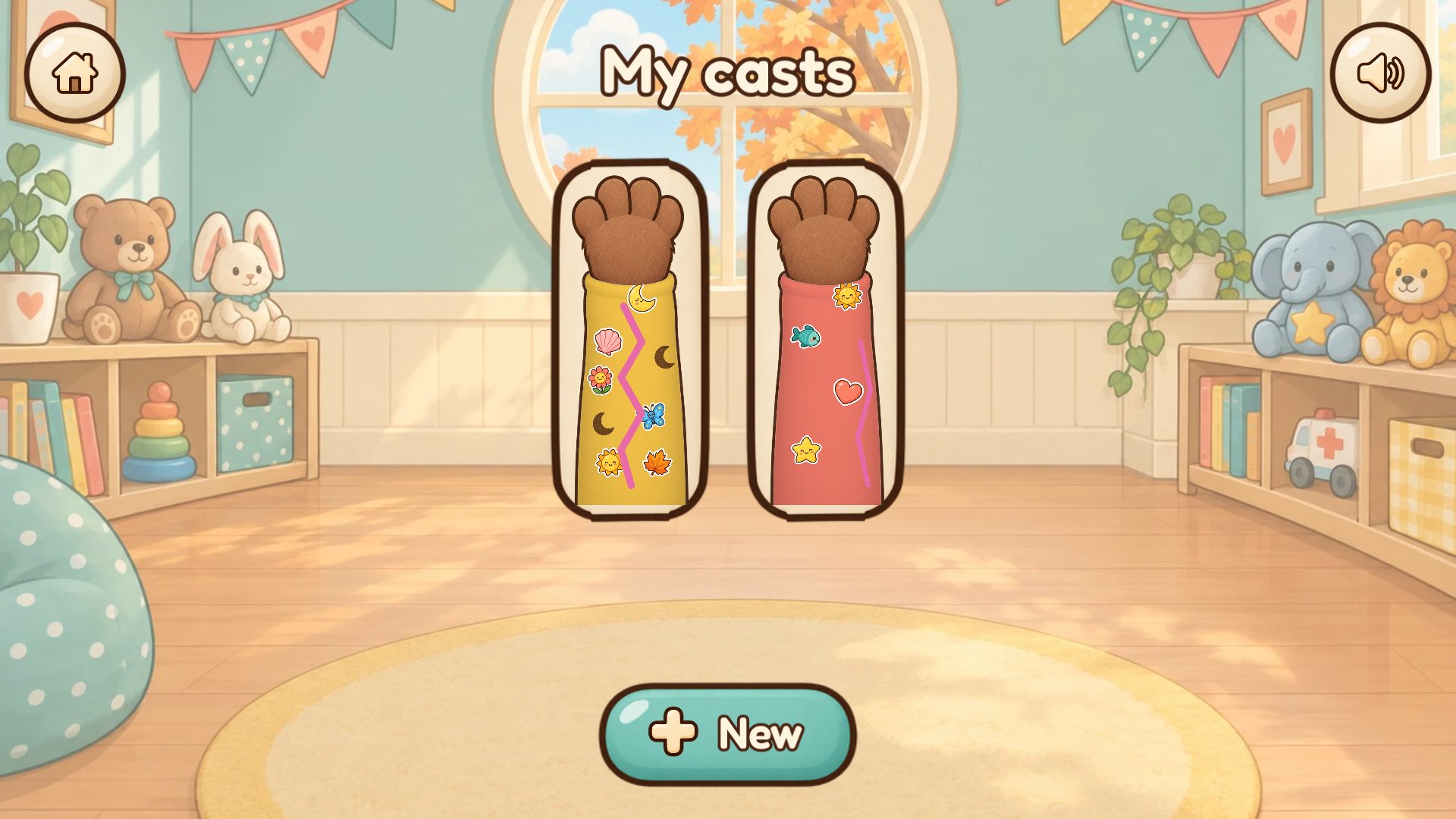 My casts keeps every finished cast on this device.