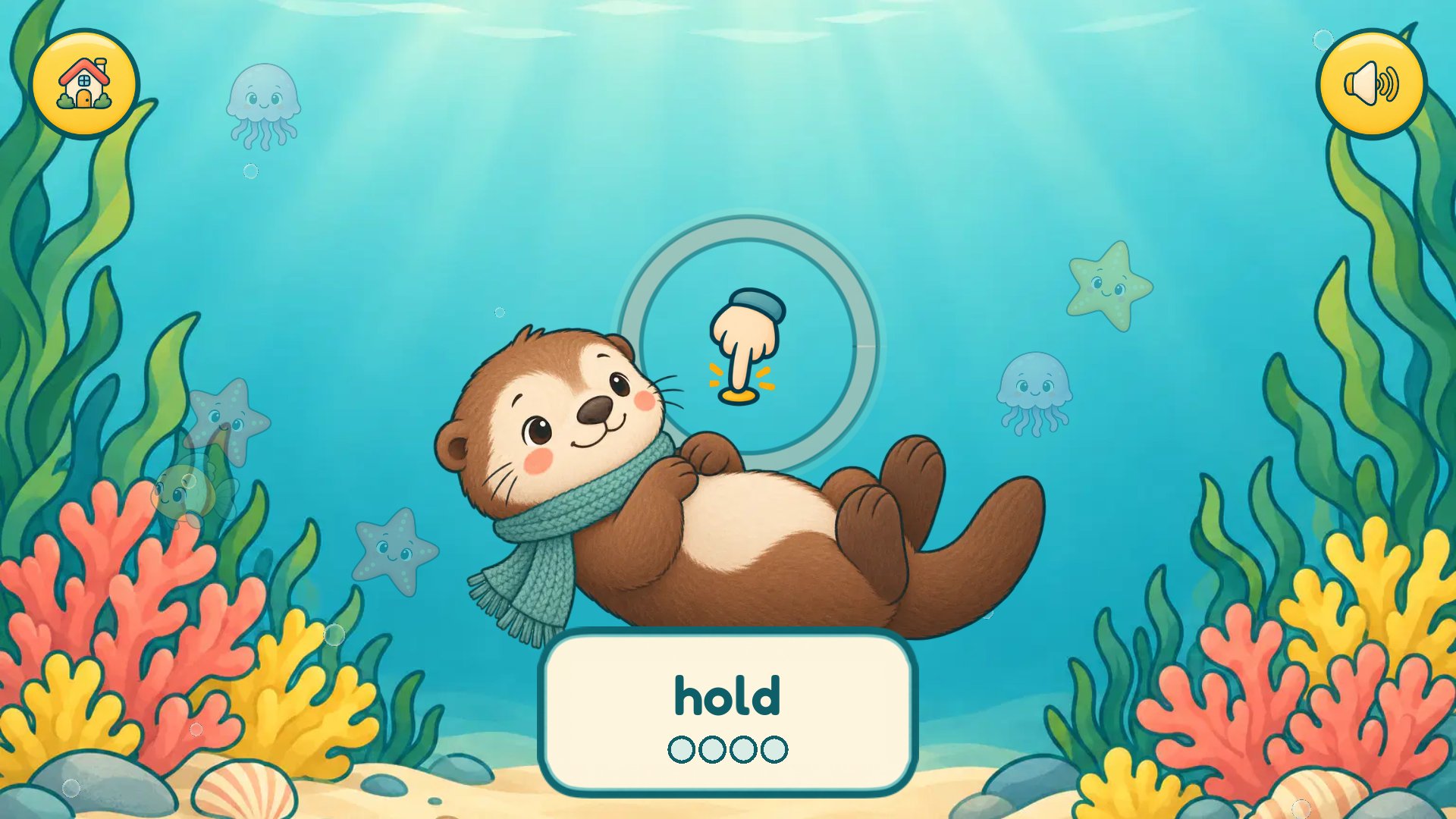 Pip is ready. Hold anywhere to breathe in.
