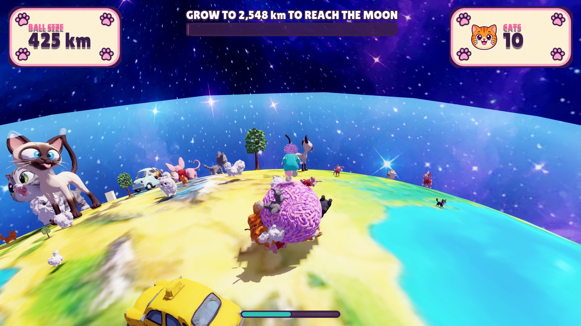 Too big for town? Roll across Planet Earth.