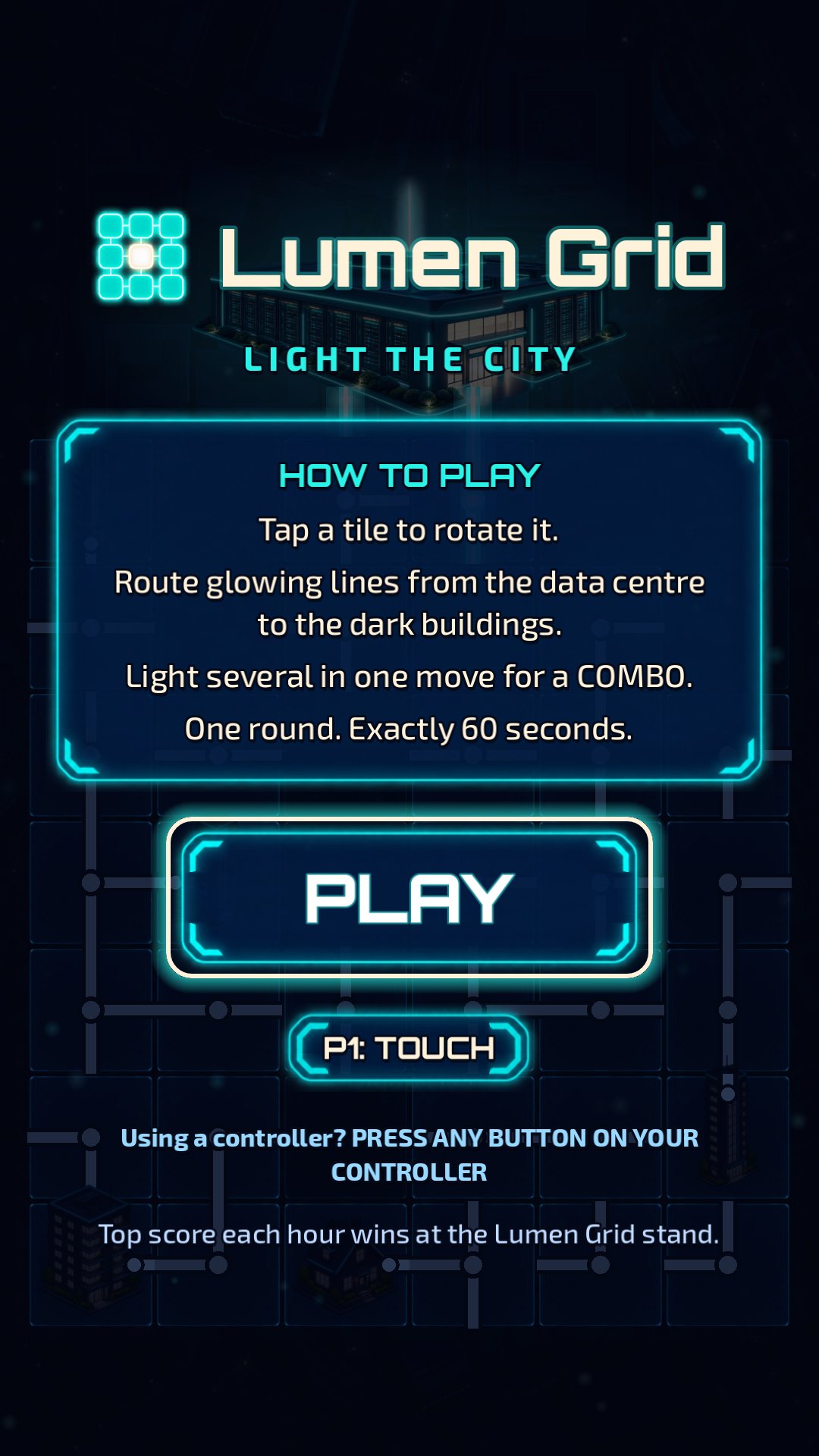 How to play, on one screen.