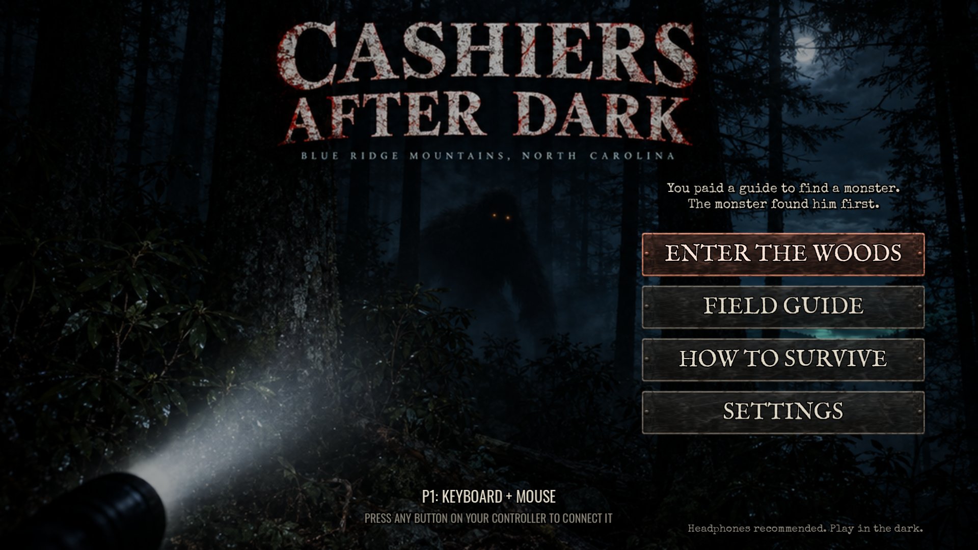 Headphones recommended. Play in the dark.